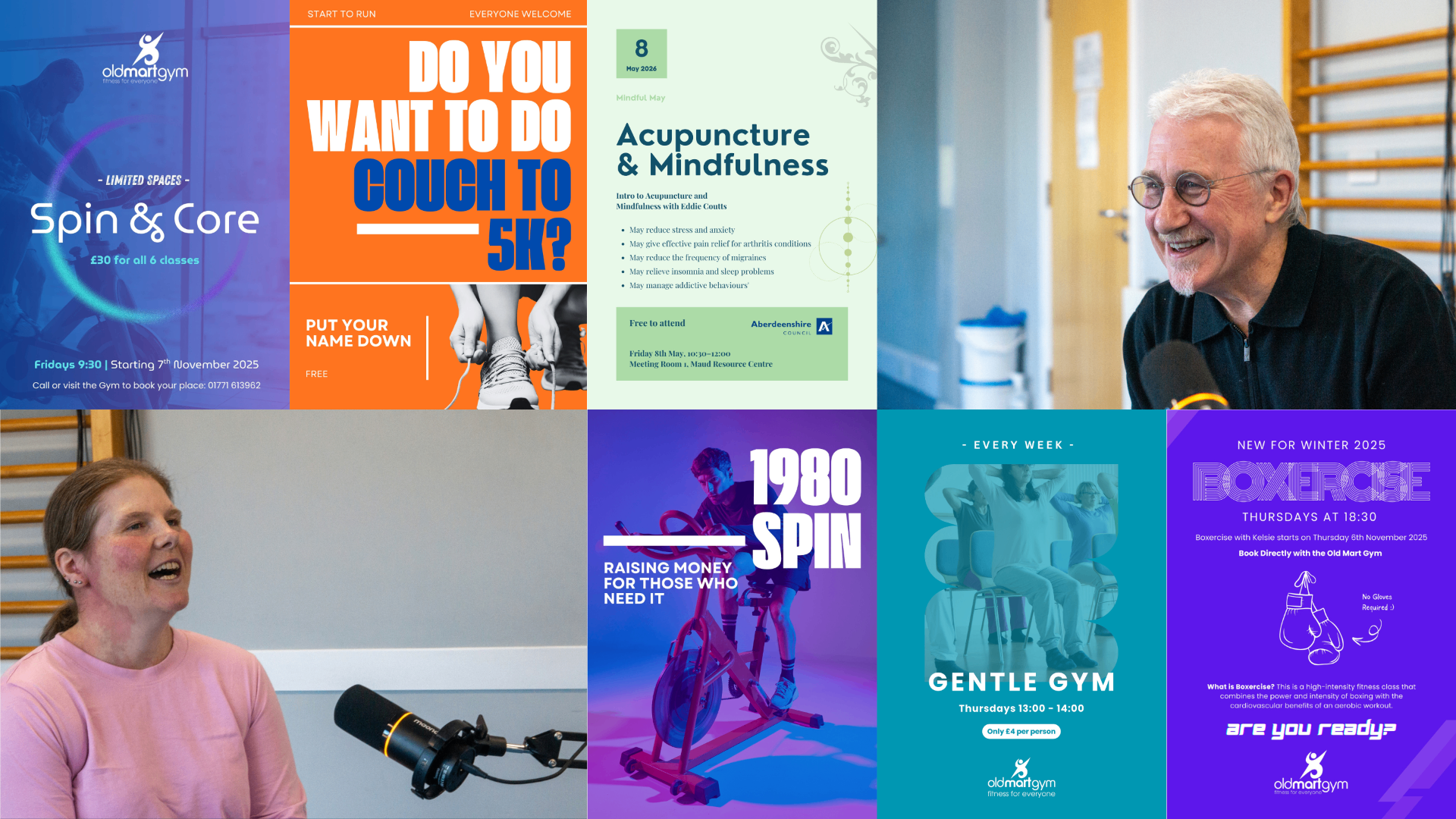 Old Mart Gym — Community fitness campaigns