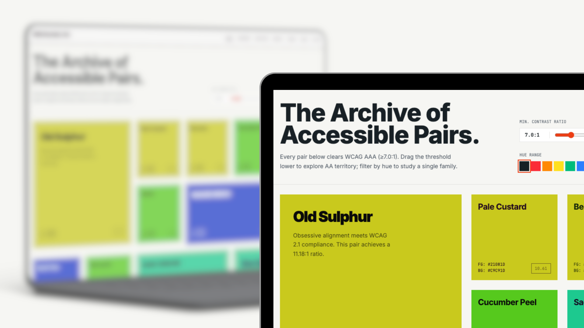 SeeColour — The Archive of Accessible Pairs
